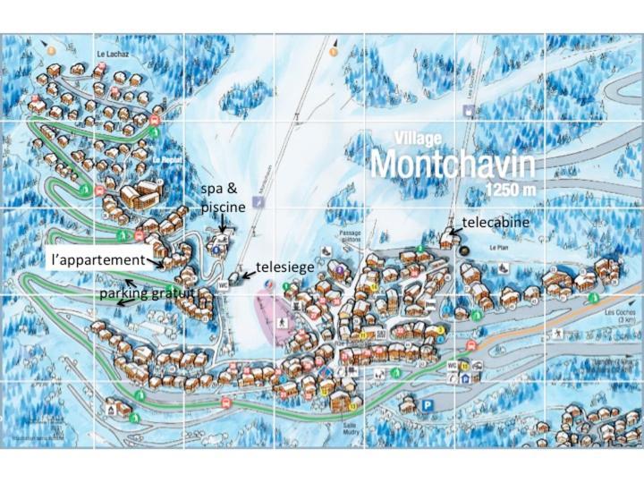 Montchavin La Plagne, Pistes 50M, Balcon Vue Mont Blanc公寓 外观 照片